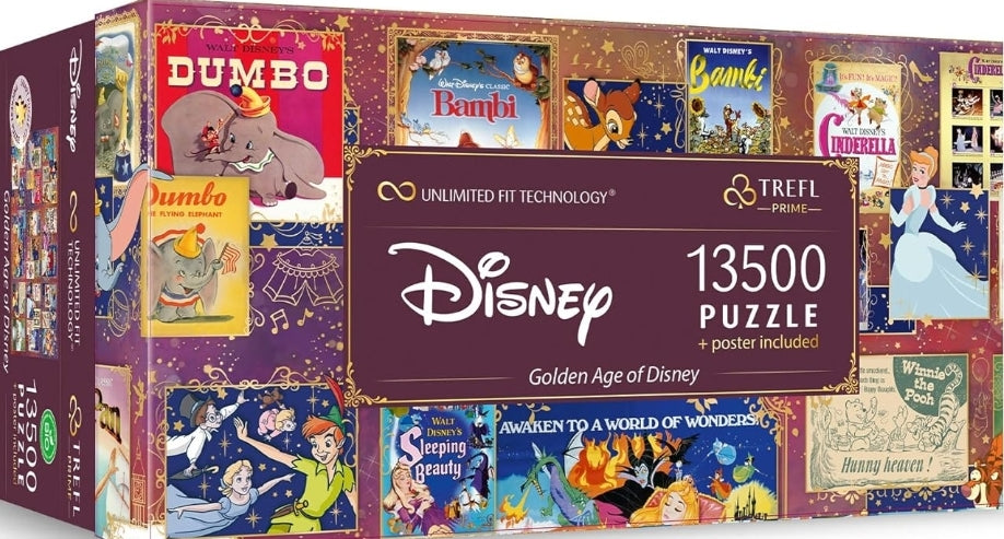 Puzzle 500 pièces : Disney au fil des ans