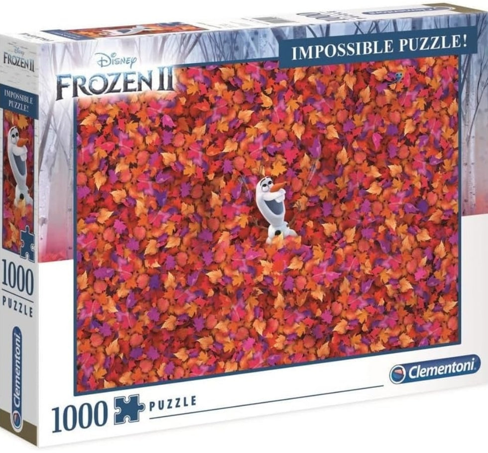 Puzzle Disney Clementoni 1000 pièces Impossible Frozen