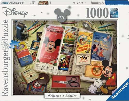 Puzzle Disney Ravensburger 1000 pièces Mickey anniversaire 1950