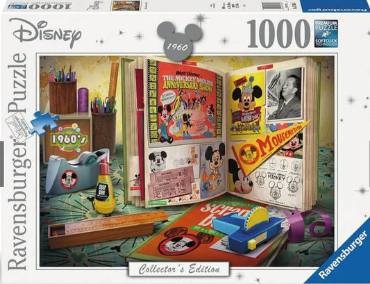 Puzzle Disney Ravensburger 1000 pièces Mickey anniversaire 1960