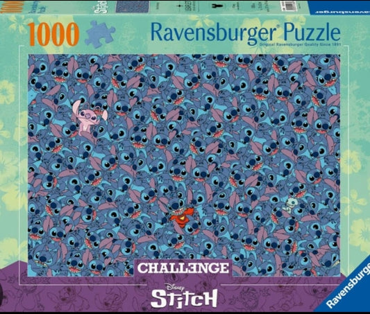 Puzzle Disney Ravensburger 1000 pièces Stitch challenge