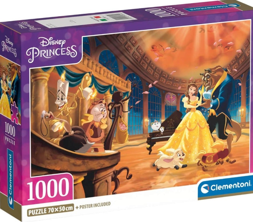 Puzzle Disney Clementoni 1000 pièces La belle et la Bête