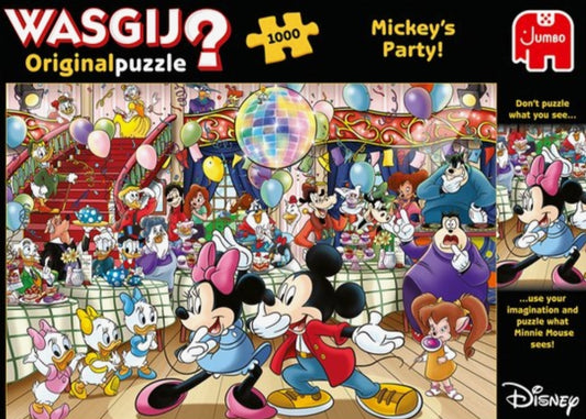 Puzzle Disney Jumbo 1000 pièces Wasgij Mickey's Party