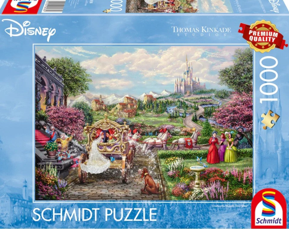 Puzzle Disney Schmidt 1000 pièces Cendrillon Happily ever after