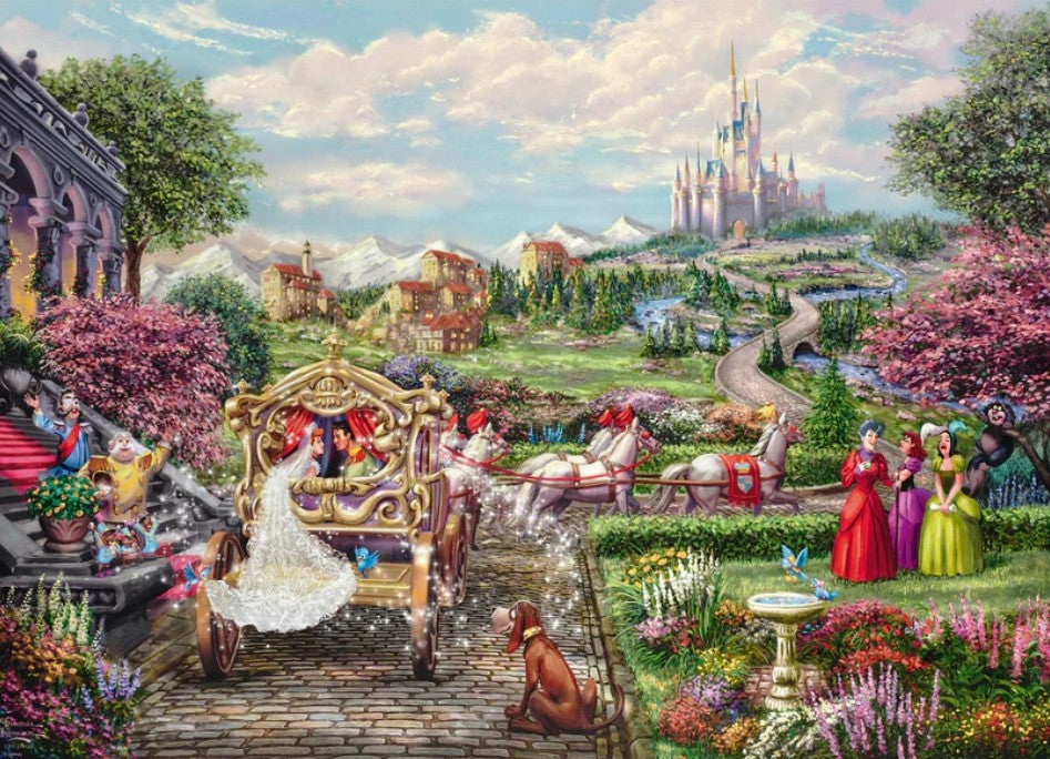 Puzzle Disney Schmidt 1000 pièces Cendrillon Happily ever after