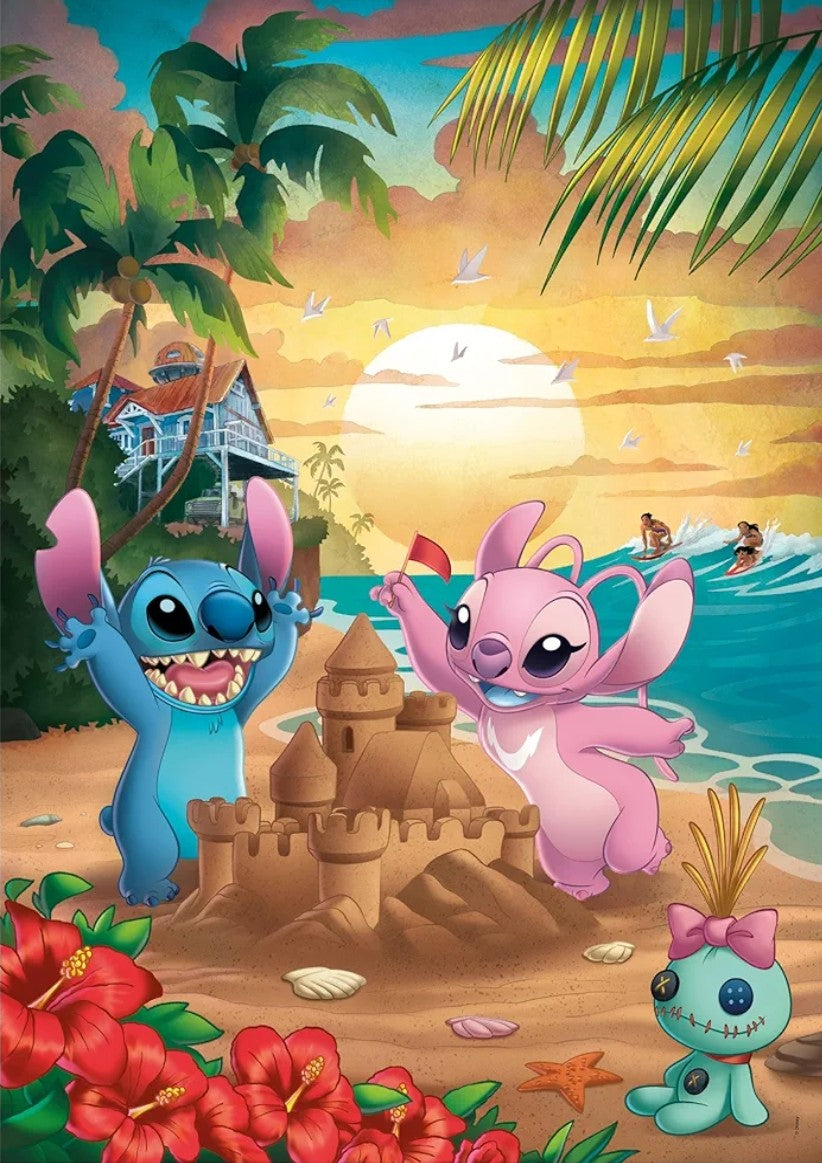 Puzzle Disney Clementoni 500 pièces Lilo et Stitch, Stitch et Angel