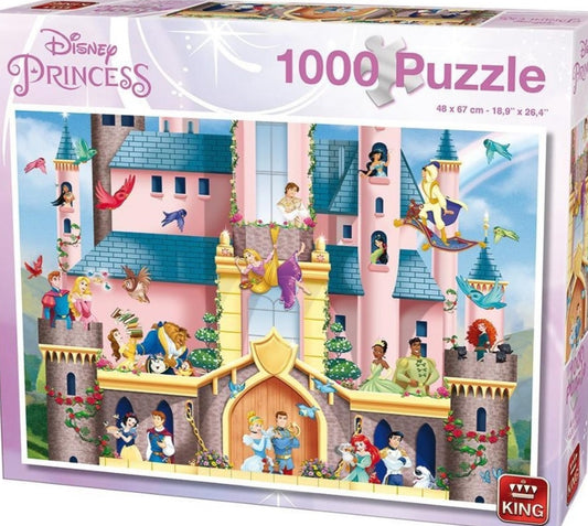 Puzzle Disney King 1000 pièces château de Princesses