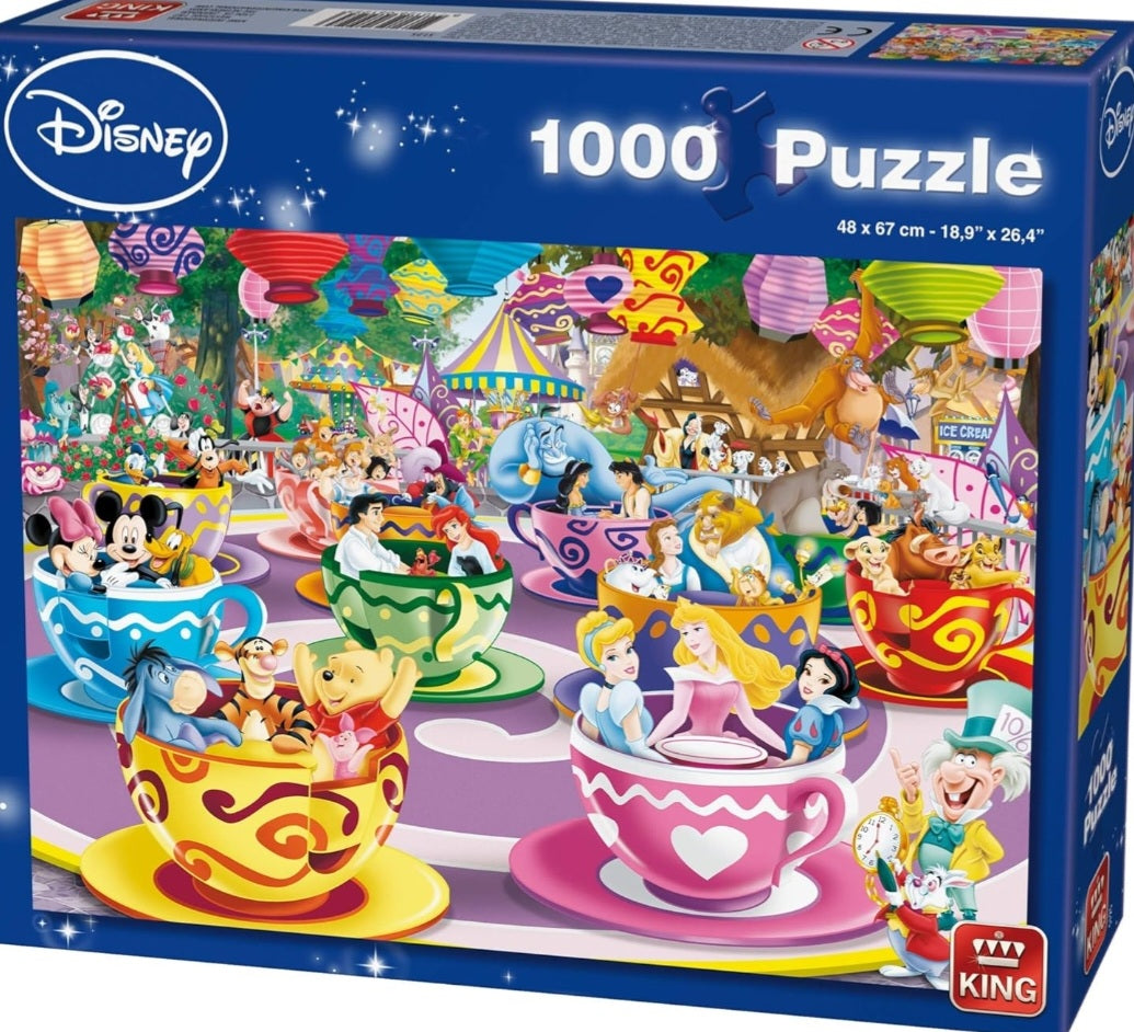 Puzzle Disney King 1000 pièces les Tasses