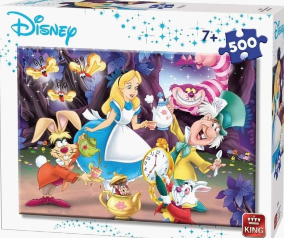 Disney King Alice in Wonderland puzzel van 500 stukjes