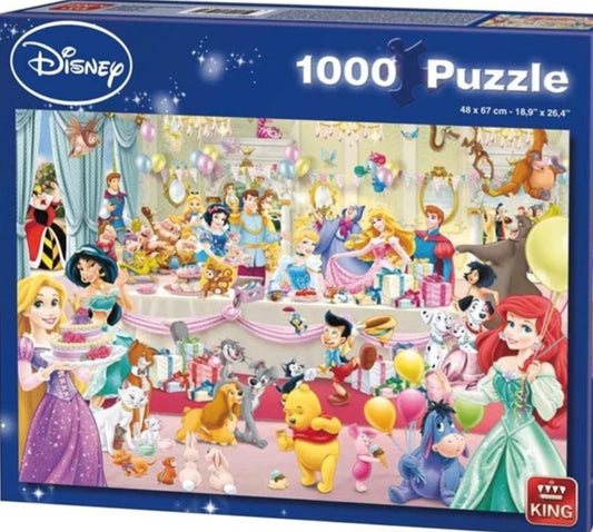 Puzzle Disney King 1000 pièces Fête d'anniversaire