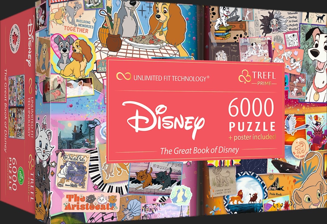 Puzzle Disney Trefl 6000 pièces le Grand livre de Disney