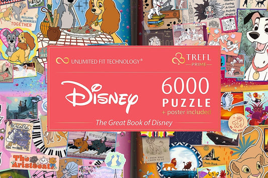 Puzzle Disney Trefl 6000 pièces le Grand livre de Disney