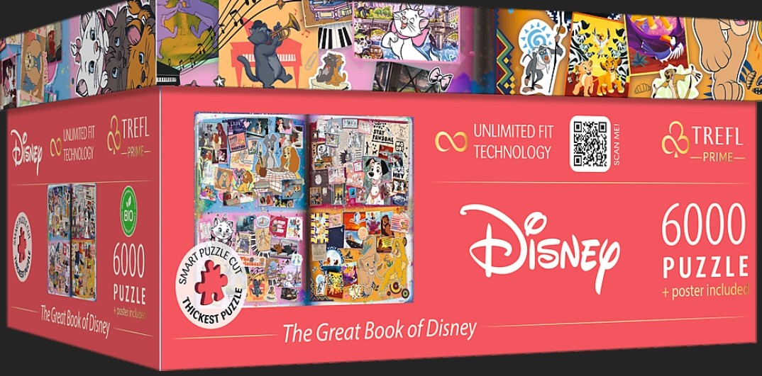 Puzzle Disney Trefl 6000 pièces le Grand livre de Disney