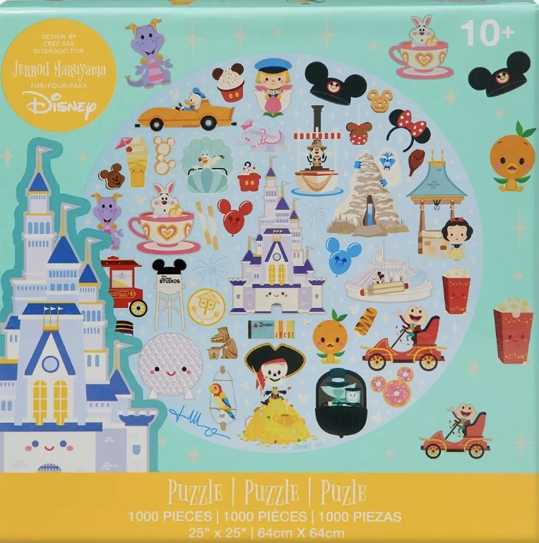 Puzzle rond Parc Disney 1000 pièces par Jerrod Maruyama