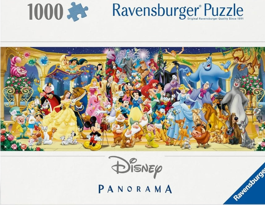 Puzzle Disney Ravensburger Panorama 1000 pièces Photo de groupe