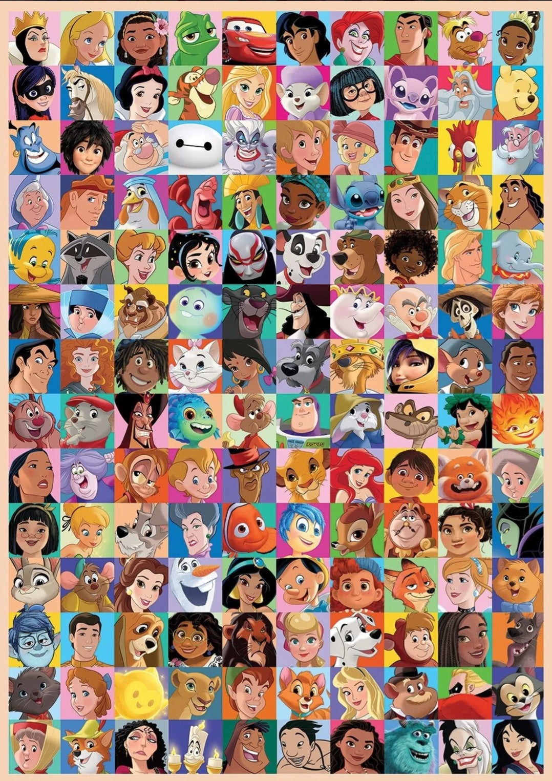 Puzzle Disney Hachette 1000 pièces Who's who