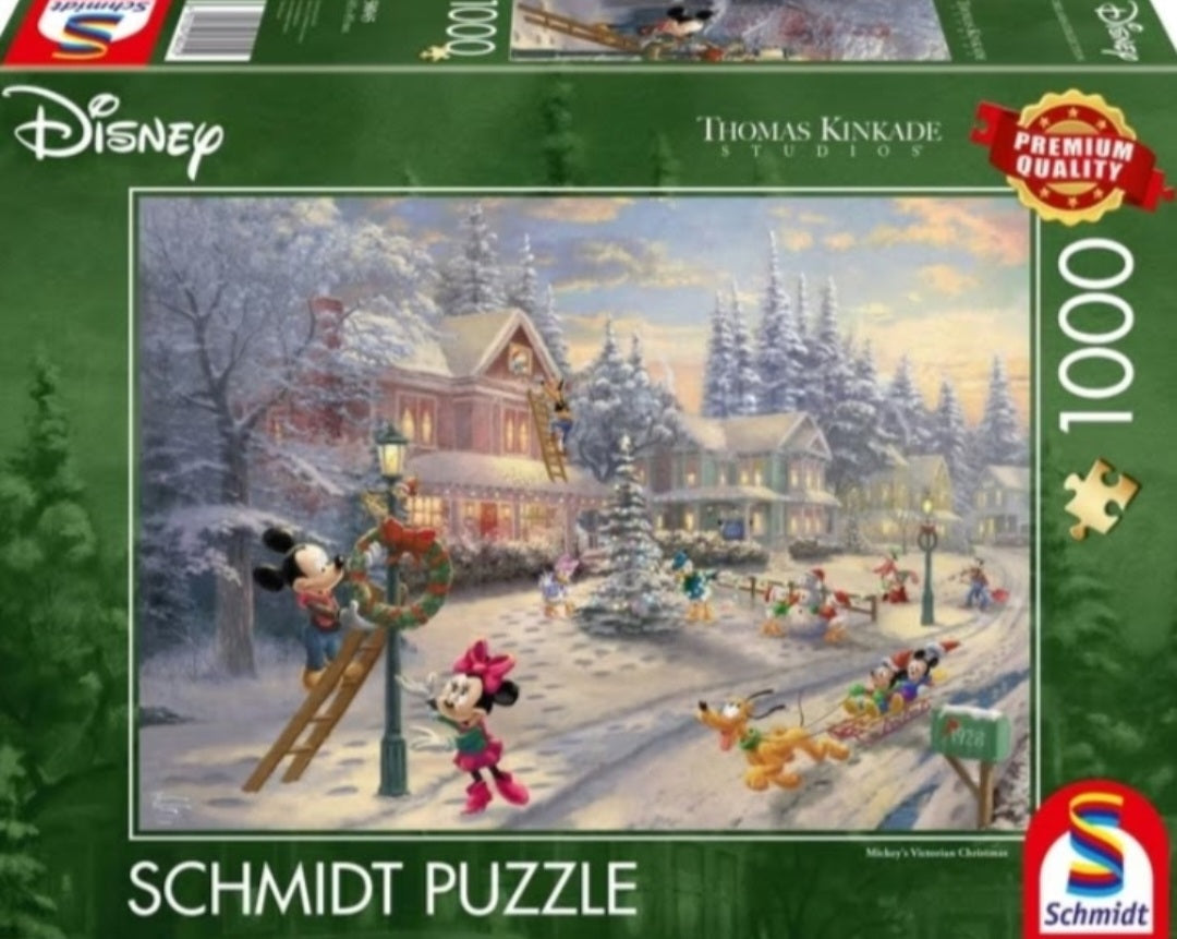 Puzzle Disney Schmidt Mickey Victorian's christmas