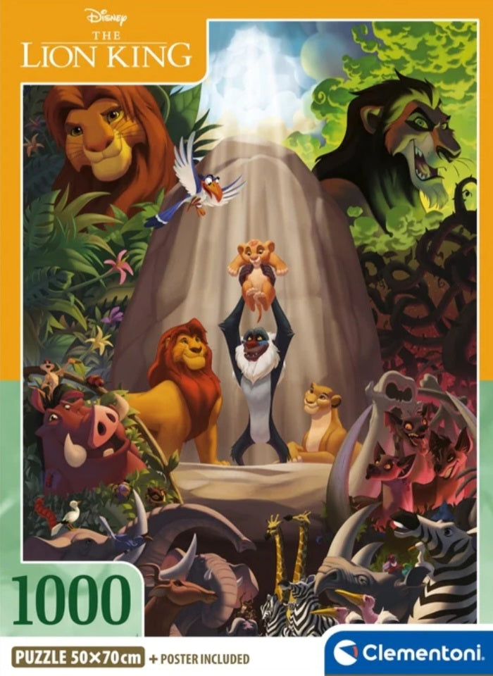 Puzzle Disney Clementoni 1000 pièces Le Roi Lion