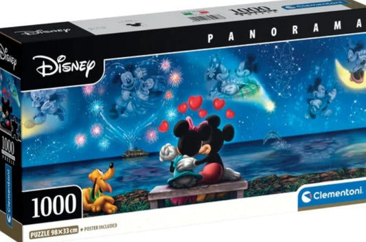 Puzzel Disney Clementoni panorama 1000 p. mickey en mini