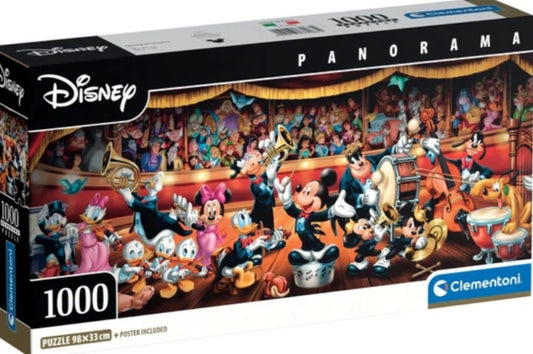 Puzzle Disney Clementoni panorama 1000 pièces orchestre Disney