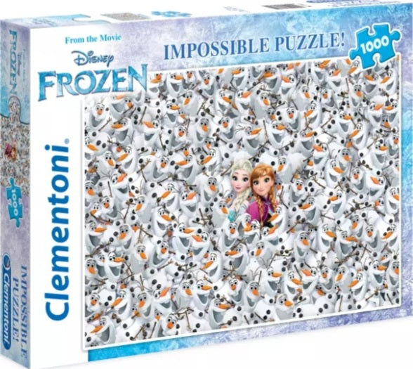 Puzzle Disney Clementoni 1000 pièces Frozen impossible