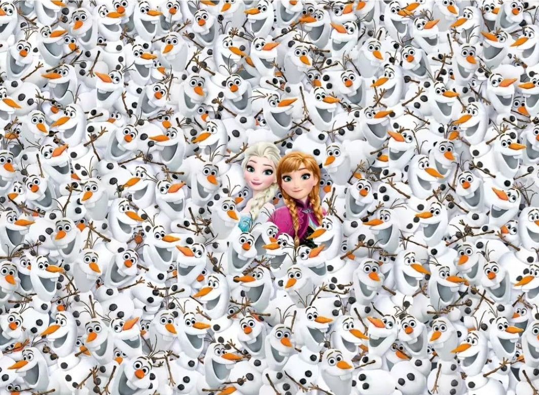 Puzzle Disney Clementoni 1000 pièces Frozen impossible