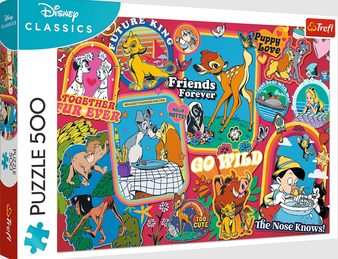 Puzzle Disney Trefl 500 pièces Au fil des ans