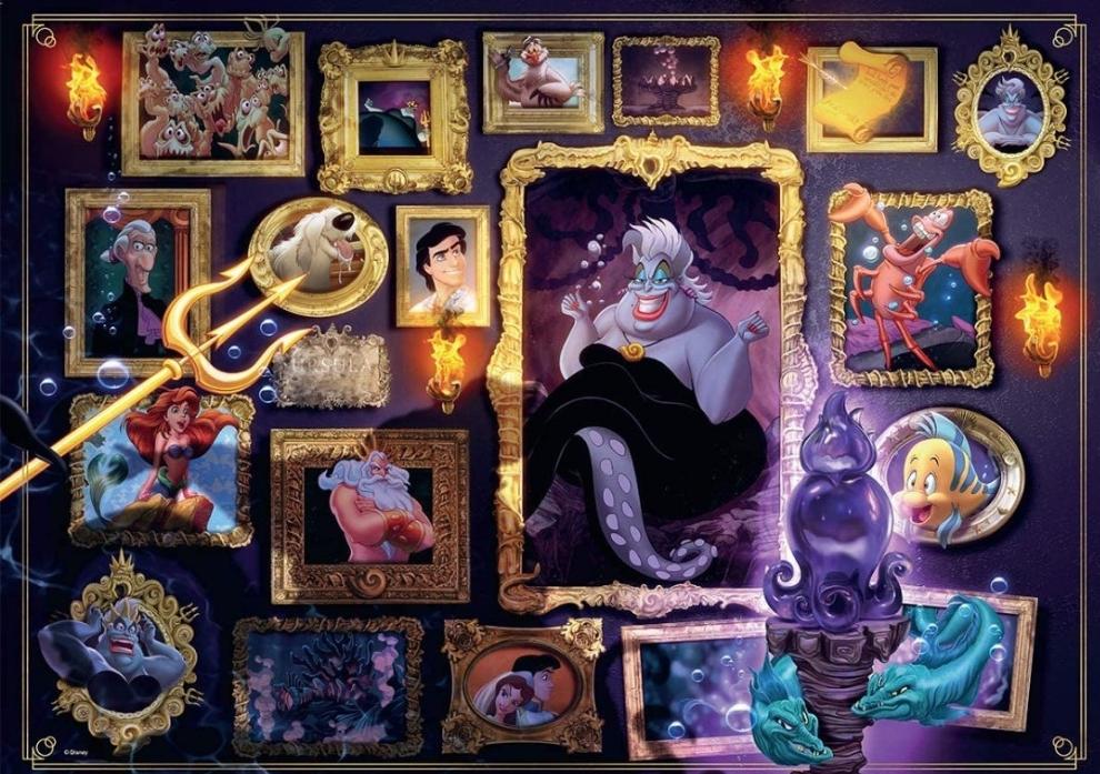 Puzzle Disney Ravensburger Villainous 1000 pièces Ursula