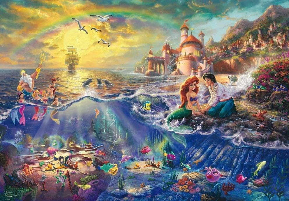 Disney Schmidt puzzel van 1000 stukjes Ariel de kleine zeemeermin