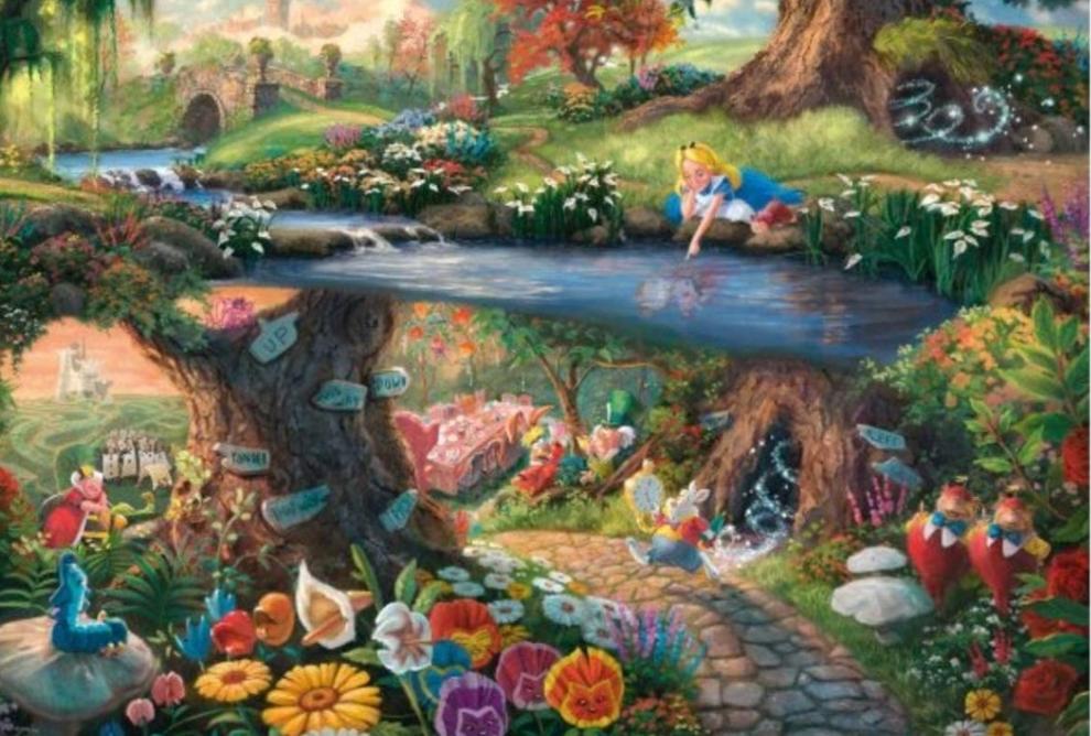 Legami Alice au pays des Merveilles - Puzzle 1000 pièces Pas Cher