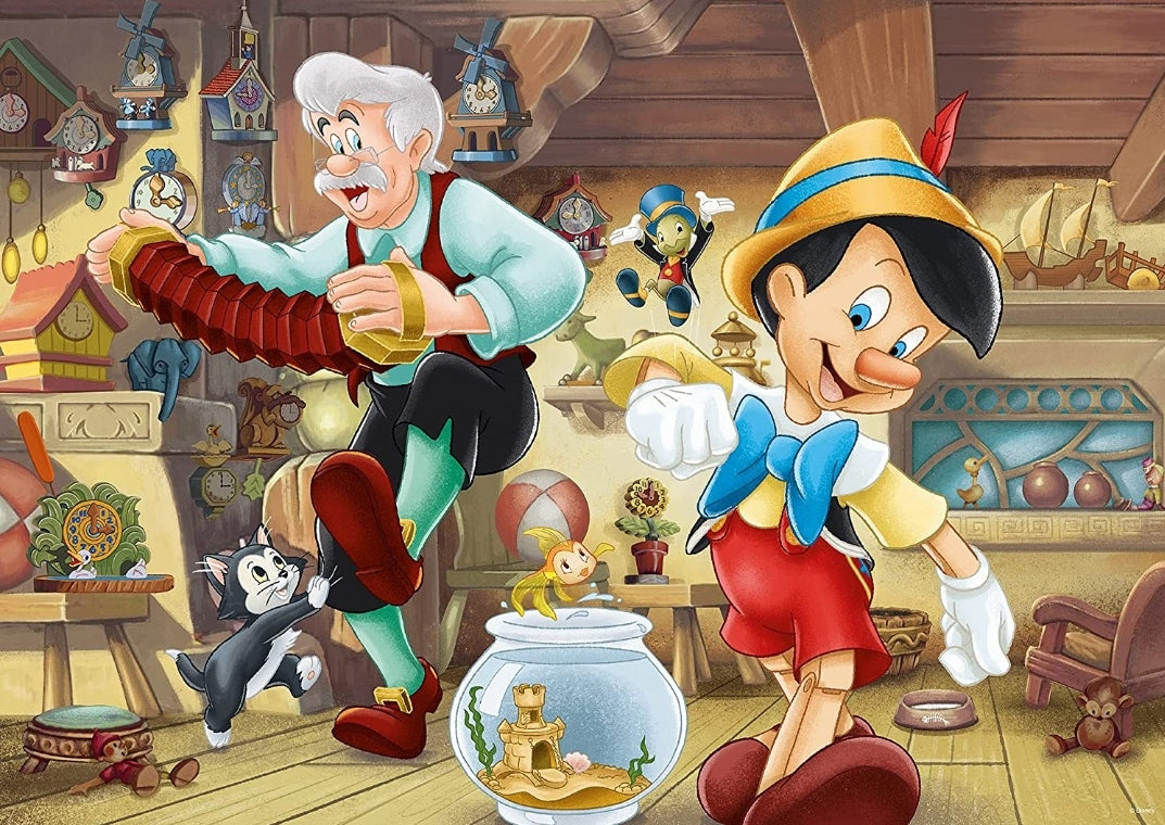 Disney Ravensburger puzzel van 1000 stukjes Pinokkio