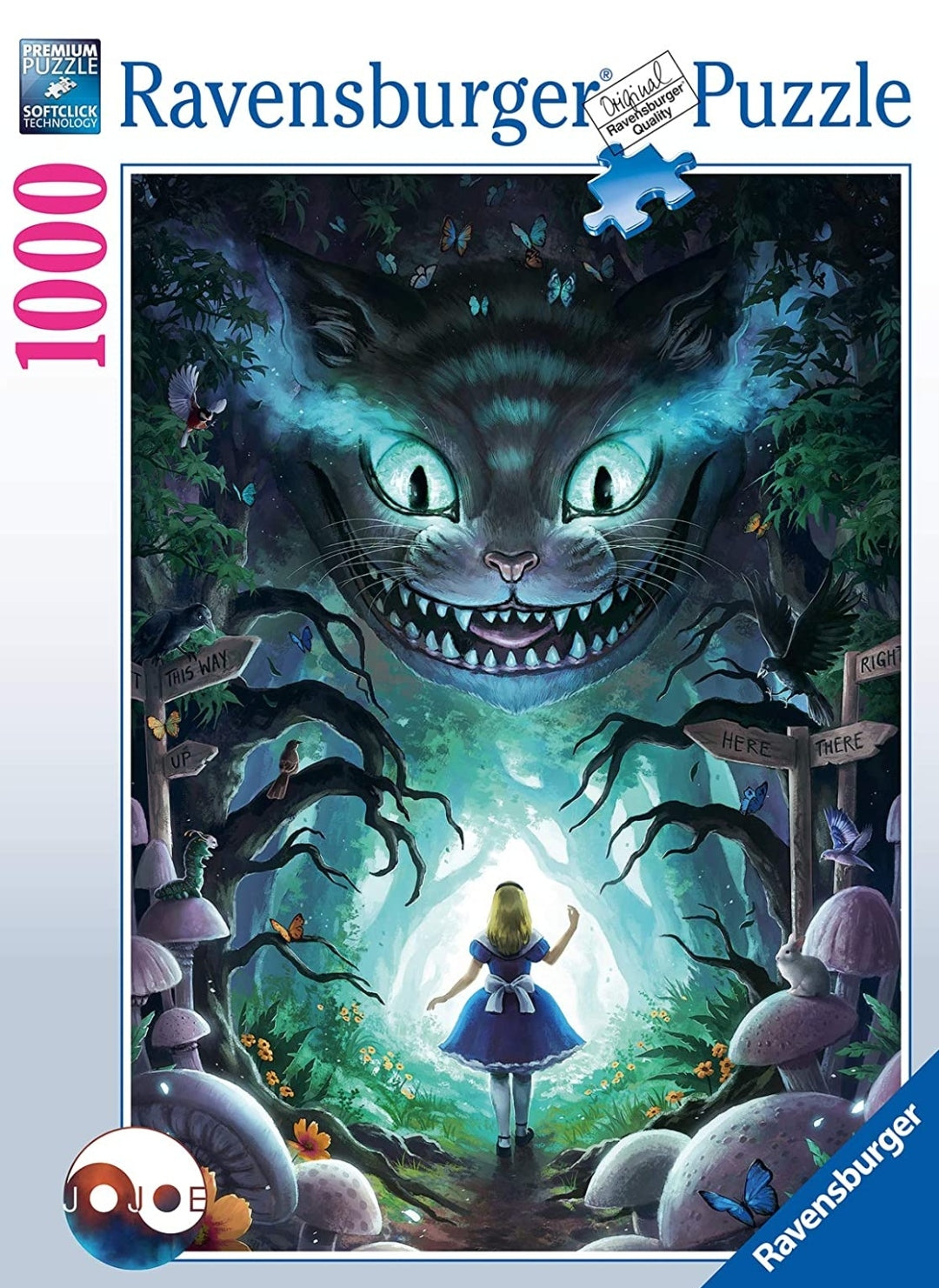 Puzzle Disney Ravensburger 1000 pièces Alice au pays des merveilles aventure