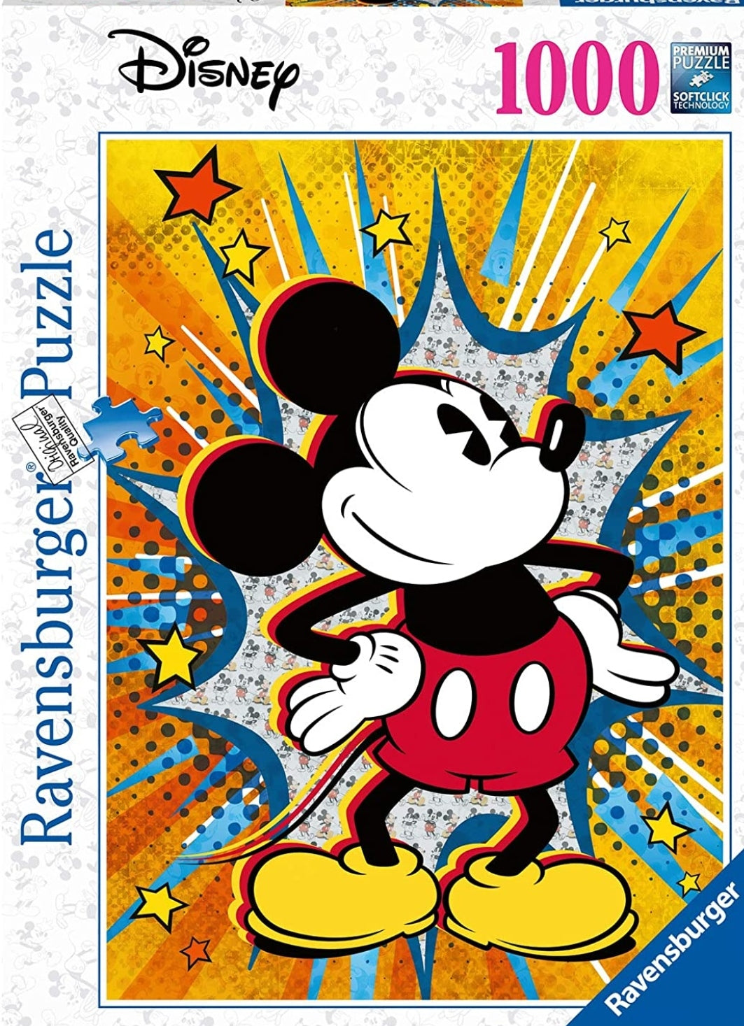 Puzzle Disney Ravensburger 1000 pièces Mickey rétro