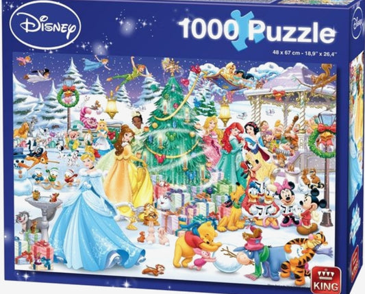 Puzzle Disney King 1000 pièces Princesses Noël