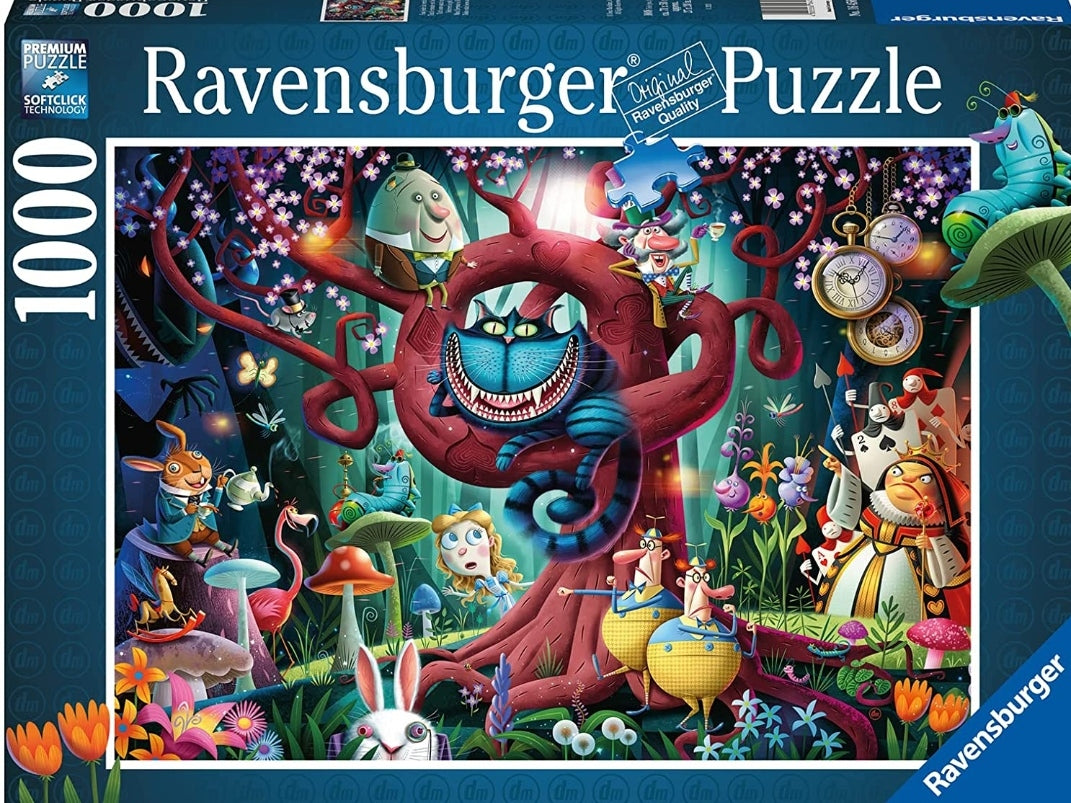 Puzzle Disney Ravensburger 1000 pièces Alice au pays des merveilles