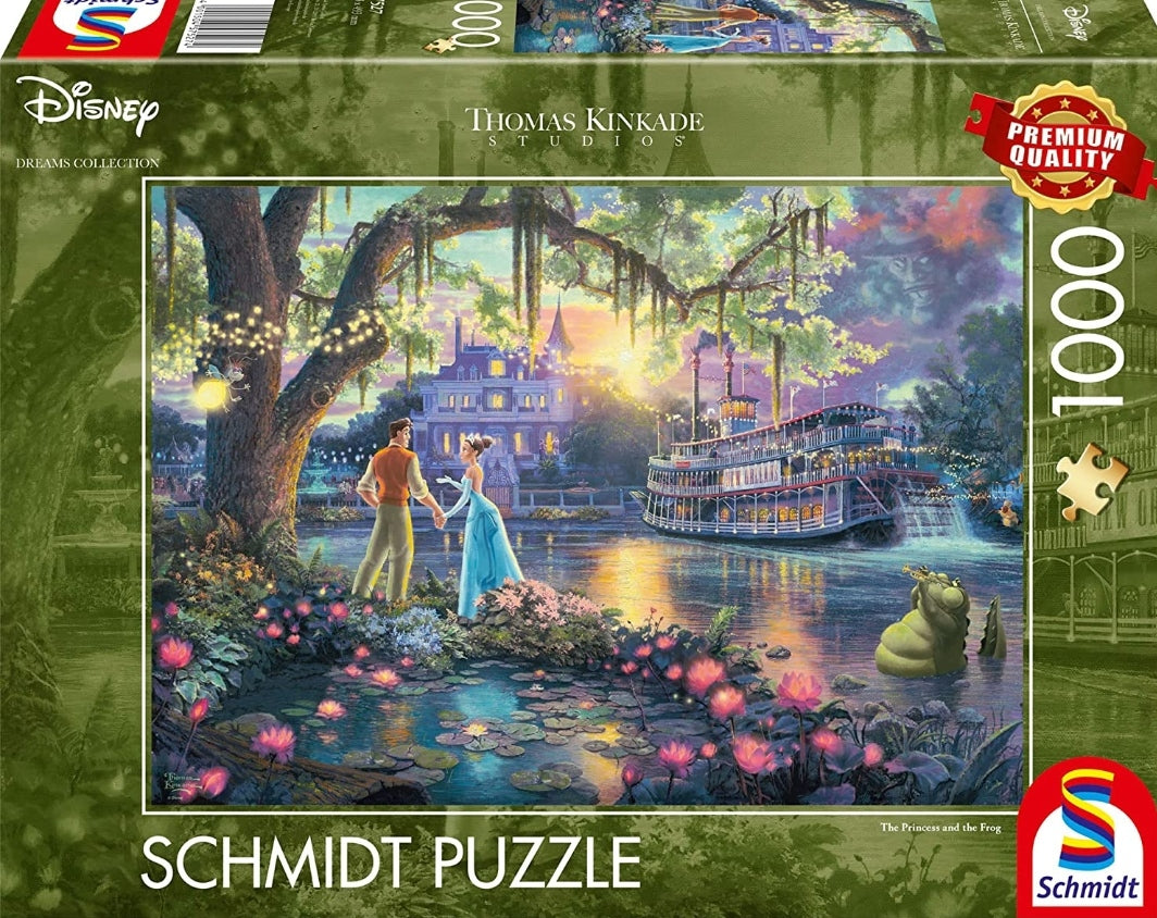 Puzzel Disney Schmidt 1000 p. De prinses en de Kikker