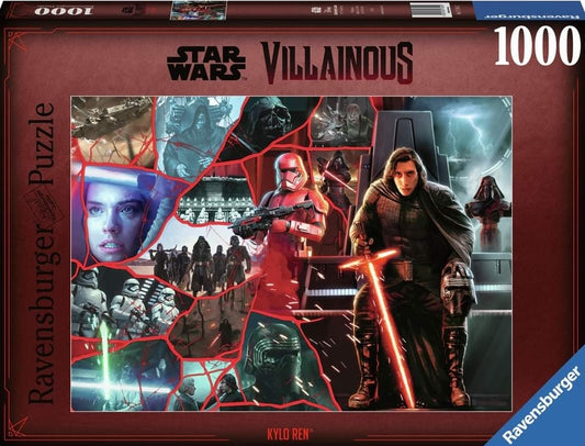 Puzzle Disney Star Wars Ravensburger Villainous 1000 pièces Kylo Ren