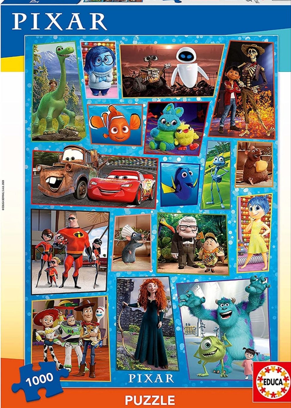 Puzzel Disney Pixar Educa 1000 p.